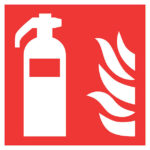 Fire safety sign FIRE EXTINGUISHER